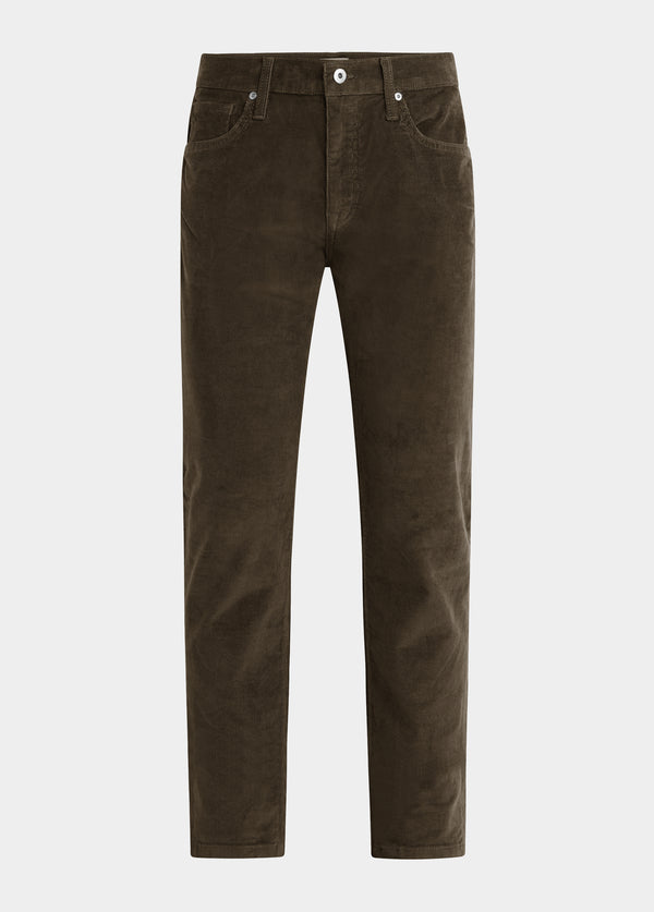 JOE'S | Pantalon en velours côtelé "The Brixton" - Feuille de thé