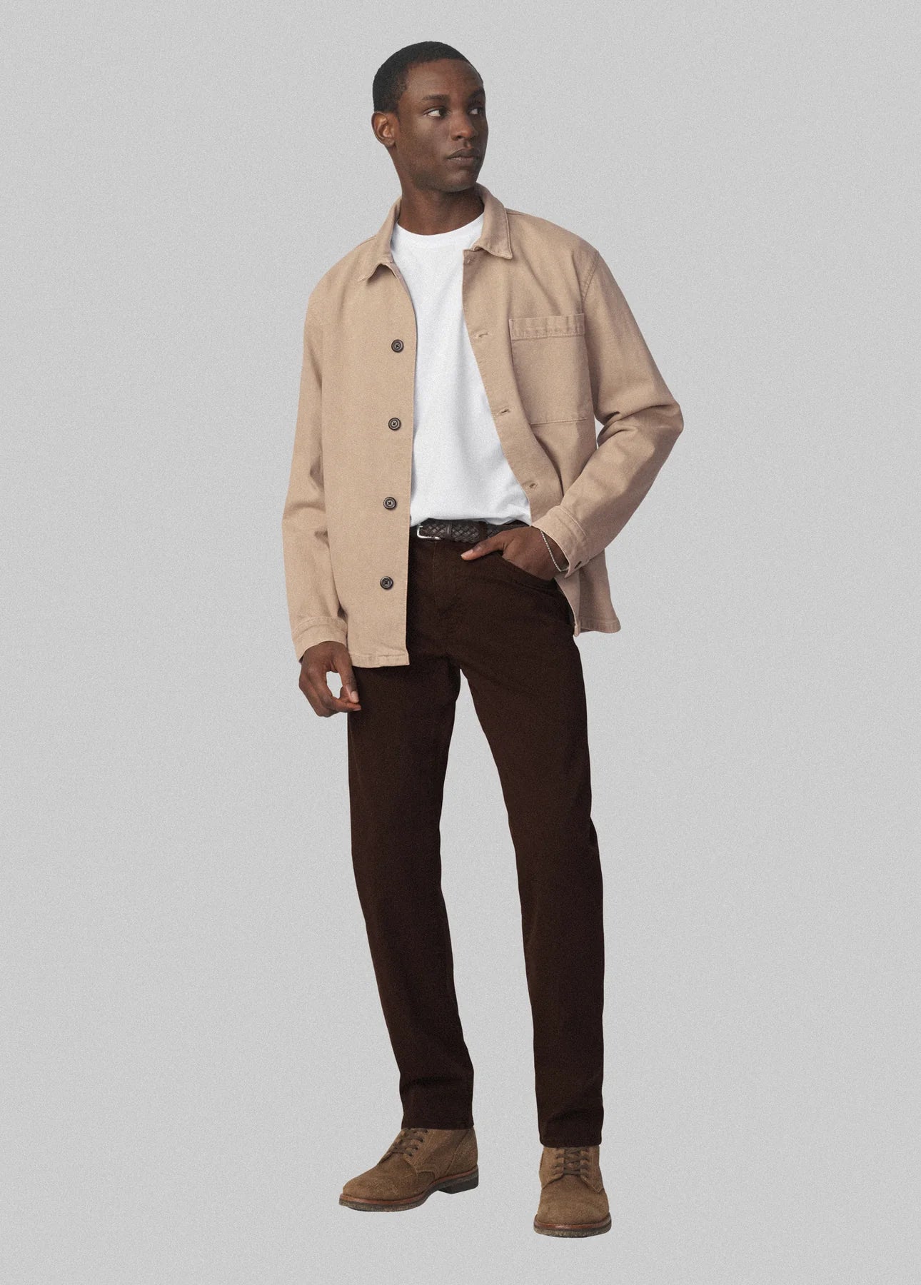 JOE'S | Pantalon "Brixton Luxe Twill" - Marron