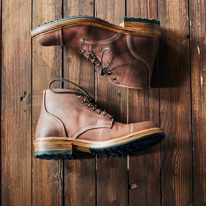 Astorflex |  Bottes à lacets Legendflex -  marron foncé