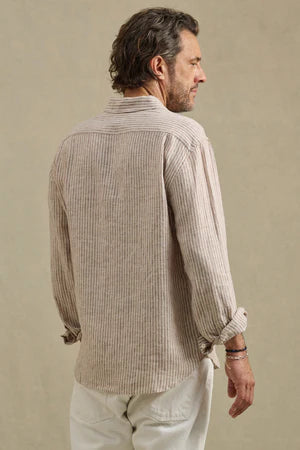 Velvet | chemise en lin "Caruso" - Tamarin