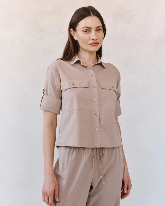 Bella Dahl | Chemise utilitaire | Beige