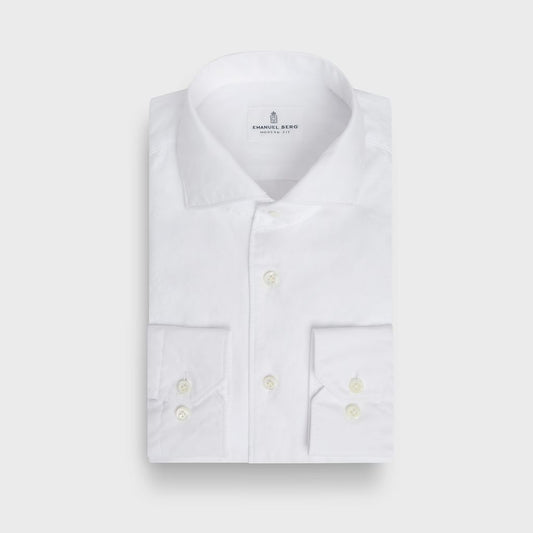EMANUEL BERG | Chemise ''Harvard'' en lin- Blanc