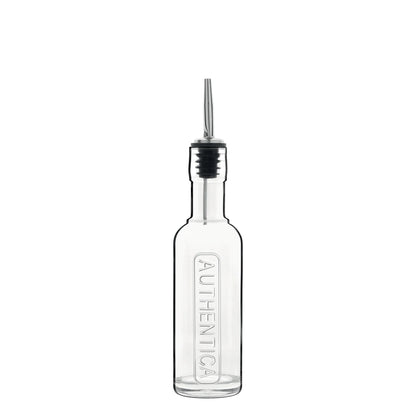 LUIGI BORMIOLI | Bouteille Optima 8.5 oz "Authentica" avec bec verseur en silicone / acier inoxydable (1 pièce)