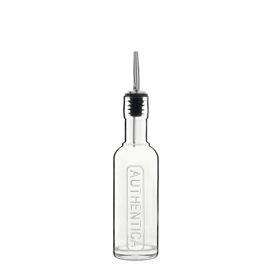 LUIGI BORMIOLI | Bouteille Optima 8.5 oz "Authentica" avec bec verseur en silicone / acier inoxydable (1 pièce)