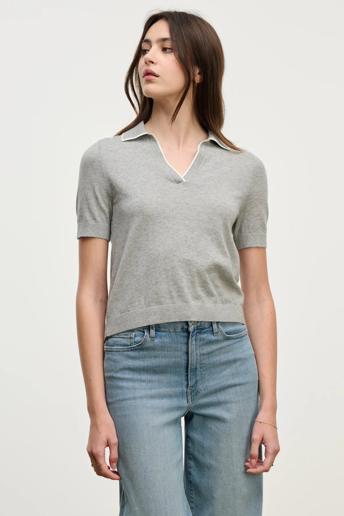 Velvet | Polo "ABELA" - Gris