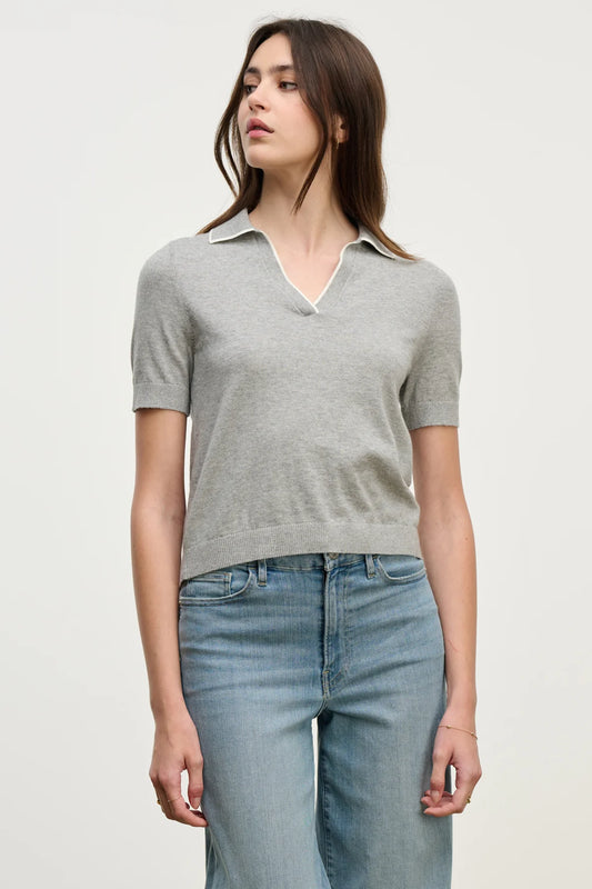 Velvet | Polo "ABELA" - Gris