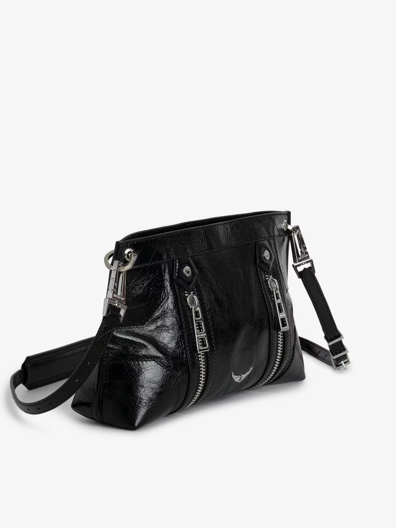 ZADIG & VOLTAIRE | Sac ''Sunny Moody'' Vintage Patent - Noir