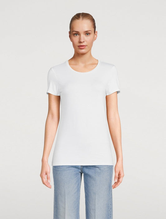 Majestic Filatures | T-shirt semi-relaxe - Blanc