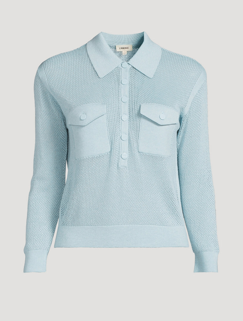 L'AGENCE| Pull 'Carine' | Bleu