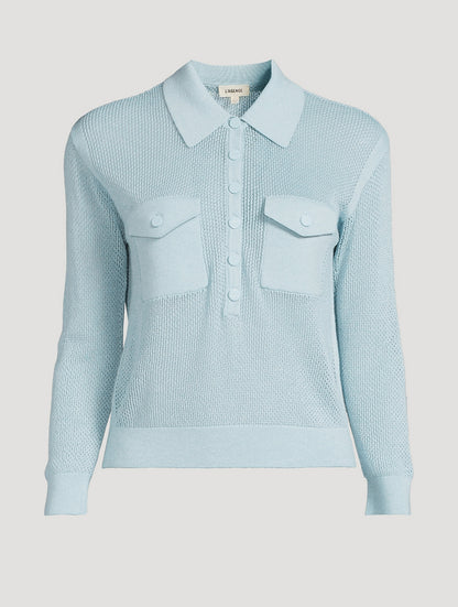 L'AGENCE| Pull 'Carine' | Bleu