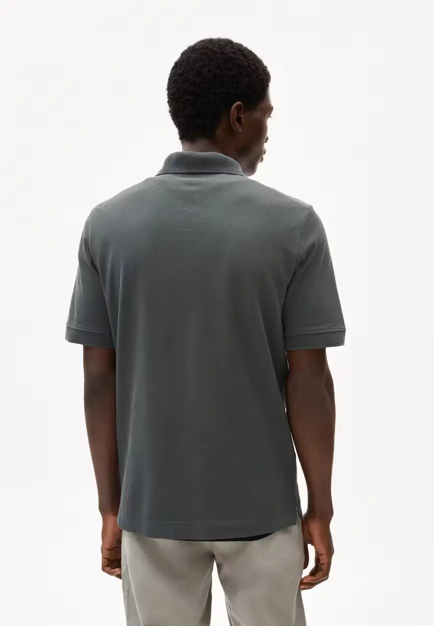 ARMEDANGELS | Polo "MAARIO" - Space Steel