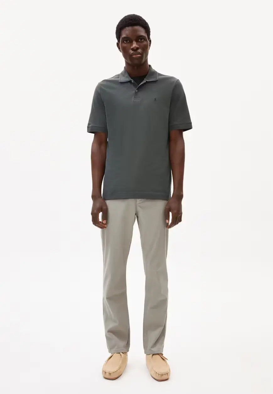 ARMEDANGELS | Polo "MAARIO" - Space Steel