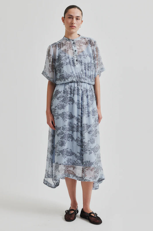 Second Female | Robe "Maje"- Bleu