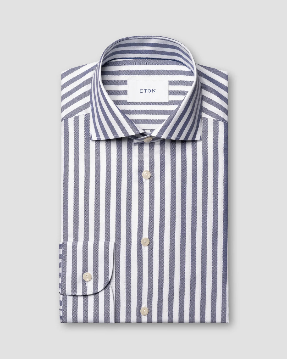 ETON | Chemise Oxford à rayures Bengal - Bleu