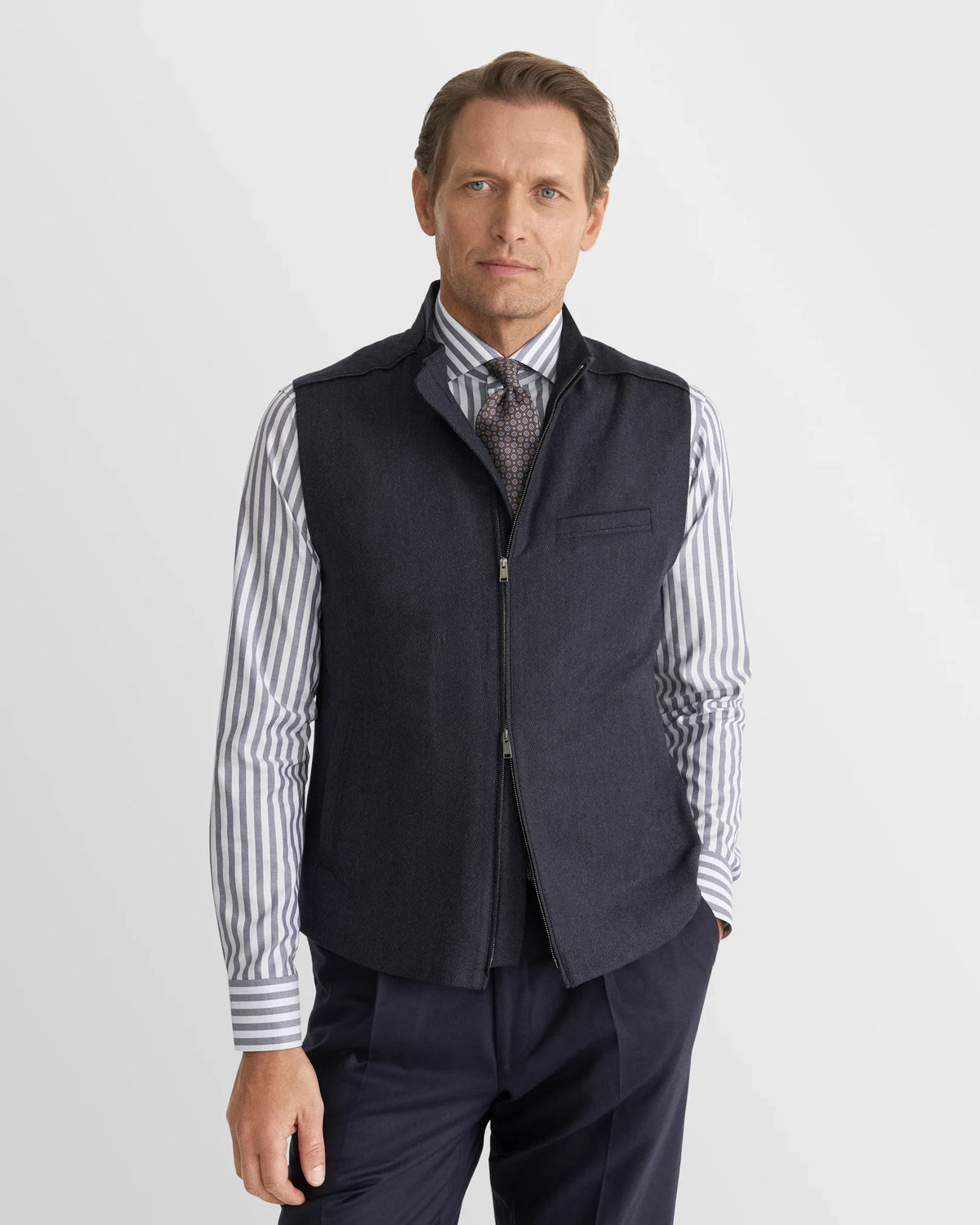 ETON | Chemise Oxford à rayures Bengal - Bleu