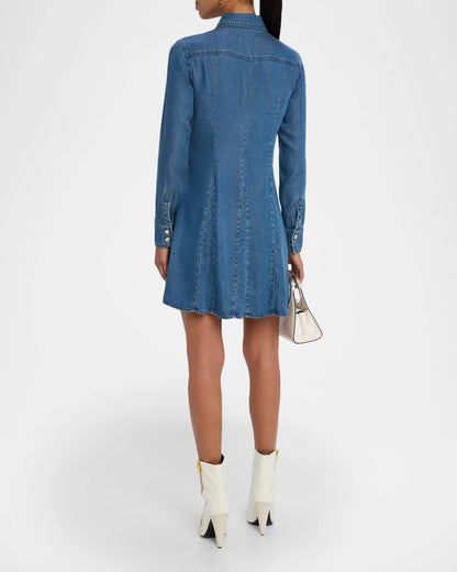 Generation Love | Robe "Clemente" en tencel - Denim