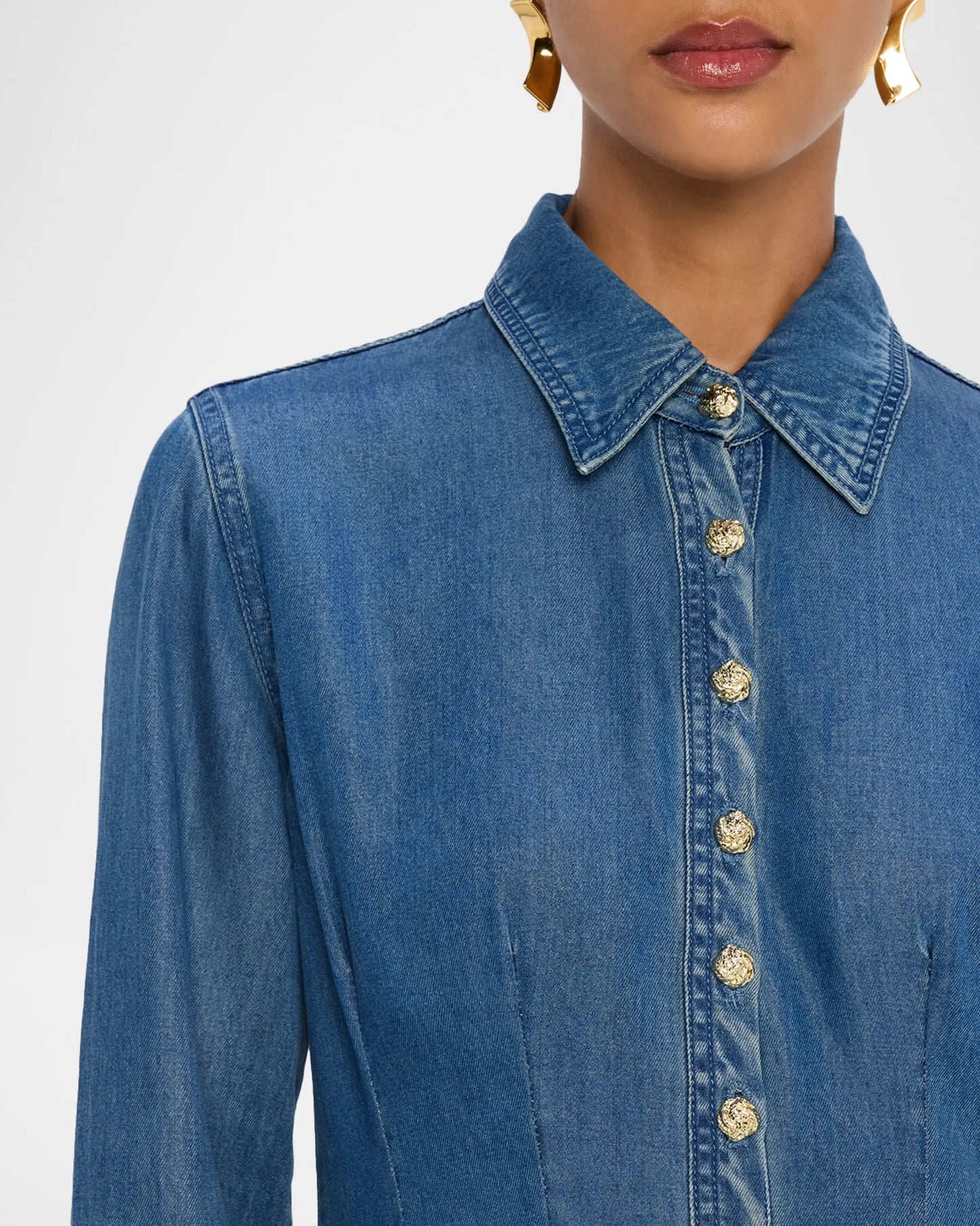Generation Love | Robe "Clemente" en tencel - Denim