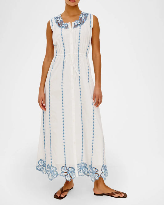 Rails | La chemise "Lorina"- Blanc et bleu