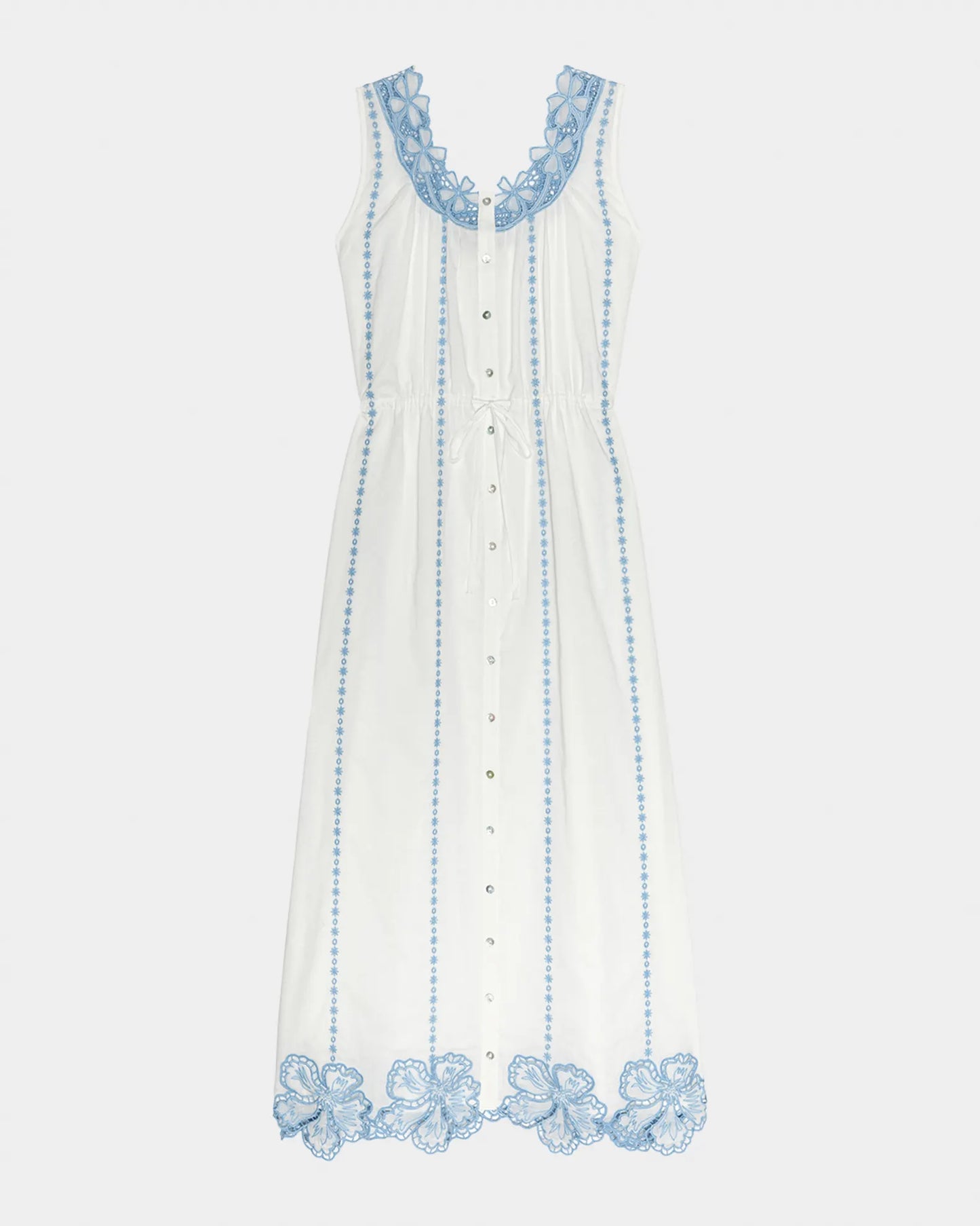 Rails | La chemise "Lorina"- Blanc et bleu