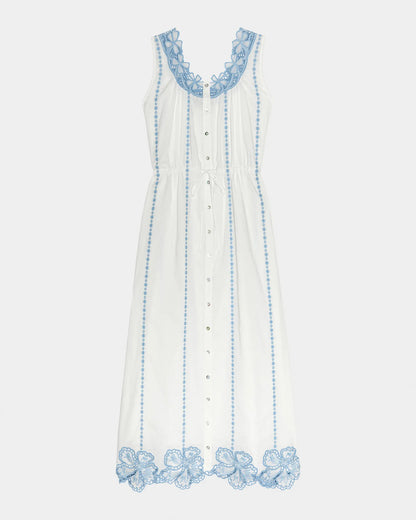 Rails | La chemise "Lorina"- Blanc et bleu