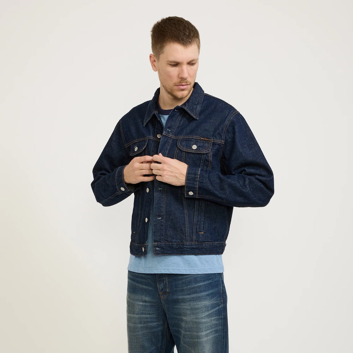 Nudie Jeans | Veste en denim ''Danny 40s redcast'' - Bleu