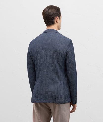 Pal Zileri | Veston texturé Baron - Mélange bleu