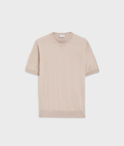 Pal Zileri | T-shirt ''Effortless'' en coton, soie et lyocell - Rose clair