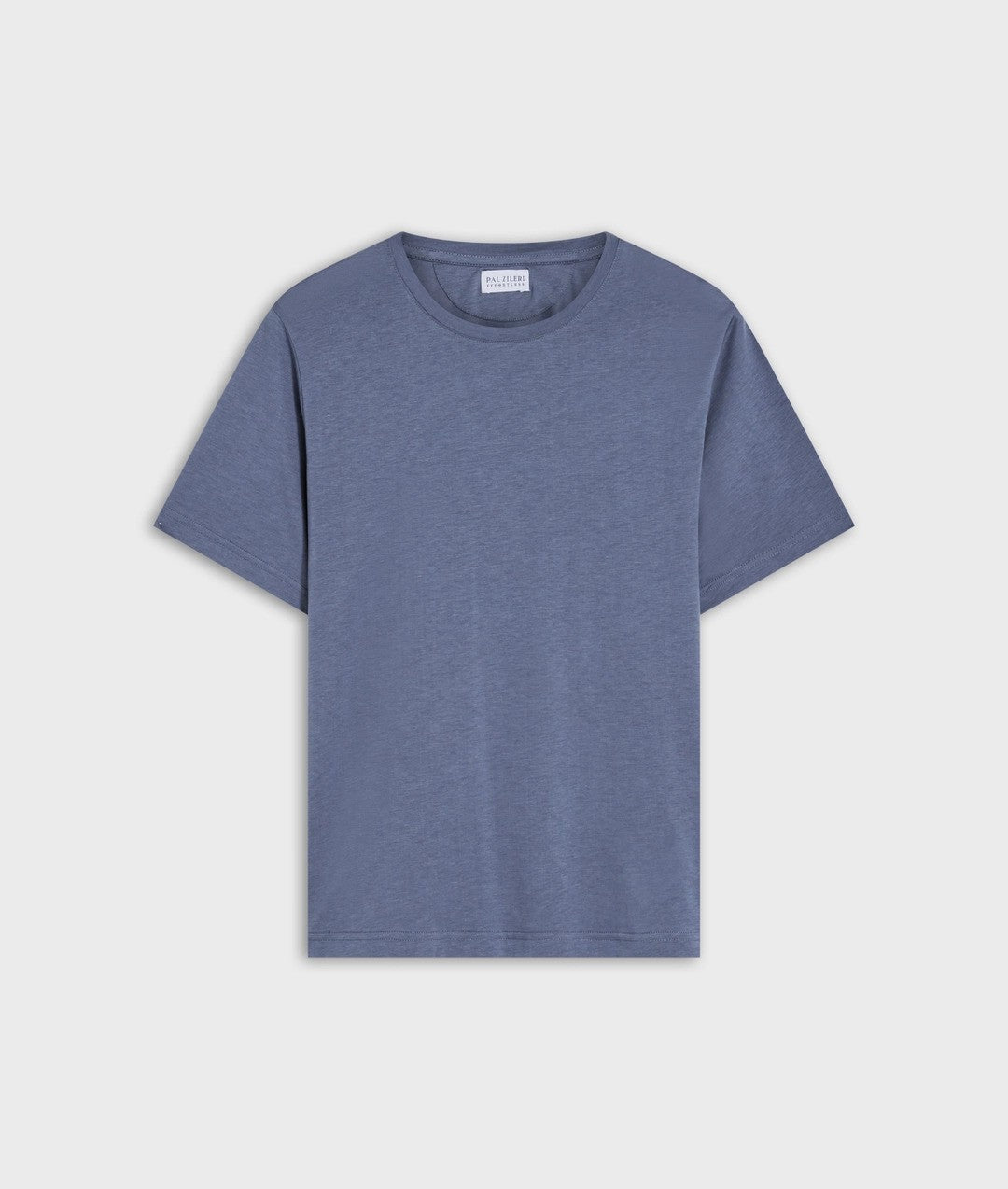 Pal Zileri | T-shirt ''Effortless'' en coton et lyocell  - Bleu gris