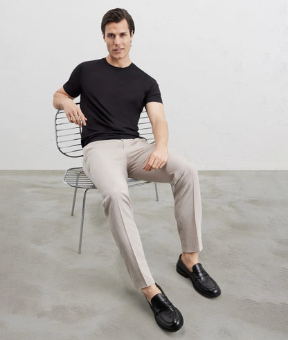 Pal Zileri | T-shirt ''Effortless'' en coton et lyocell - Noir
