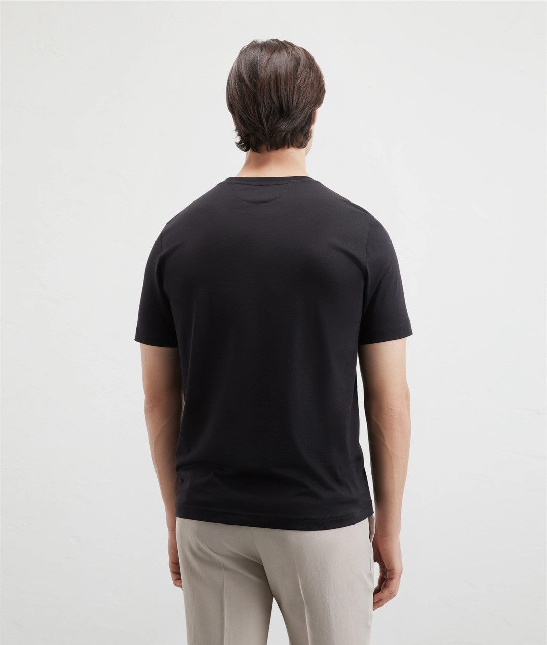Pal Zileri | T-shirt ''Effortless'' en coton et lyocell - Noir