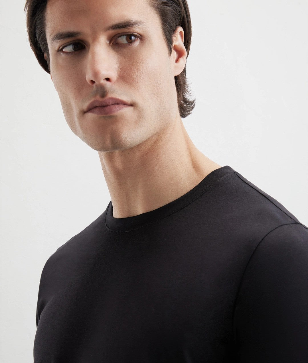 Pal Zileri | T-shirt ''Effortless'' en coton et lyocell - Noir