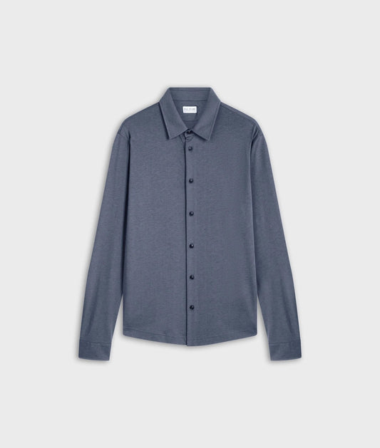 Pal Zileri | Chemise en coton et lyocell - Bleu clair