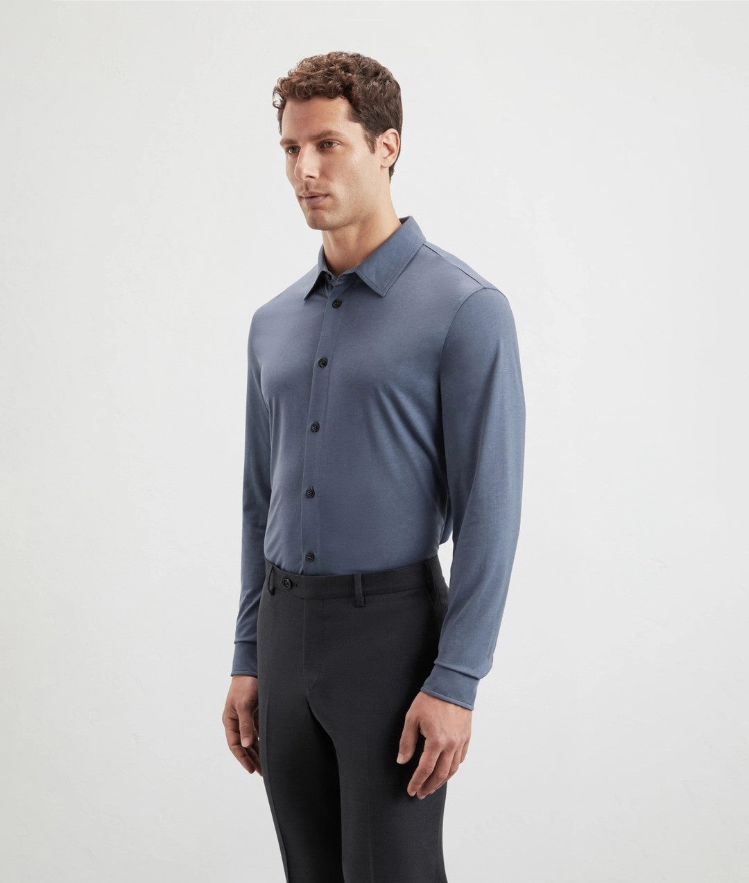 Pal Zileri | Chemise en coton et lyocell - Bleu clair