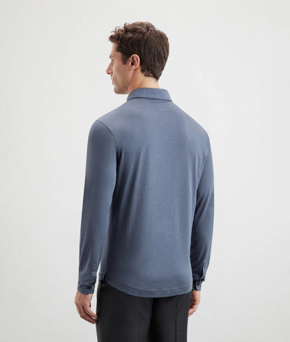 Pal Zileri | Chemise en coton et lyocell - Bleu clair