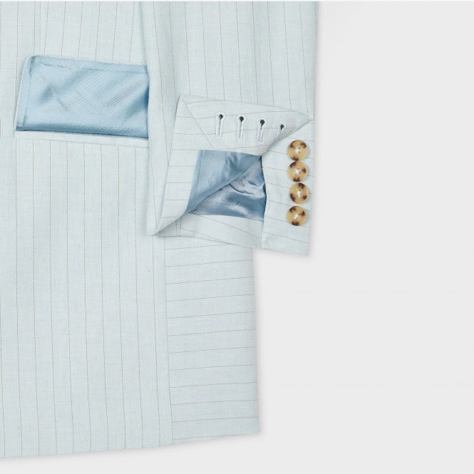 Paul smith | Veste en coton et lin - Bleu pâle