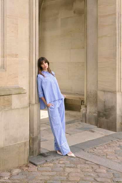 CULTURE | Chemise Lignée "PETRA" - Bleu