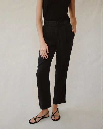 Bella Dahl | Pantalon ¨Piped¨| Noir