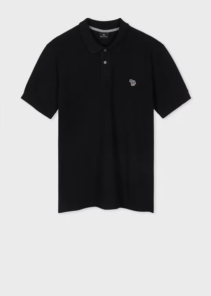 Paul smith | Polo en coton piqué avec logo zèbre - Noir