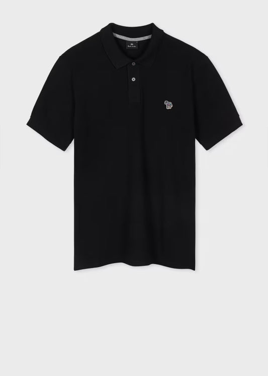 Paul smith | Polo en coton piqué avec logo zèbre - Noir