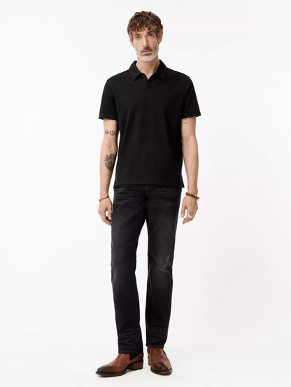 John Varvatos | Polo ''Hugue'' jacauart texture - Noir