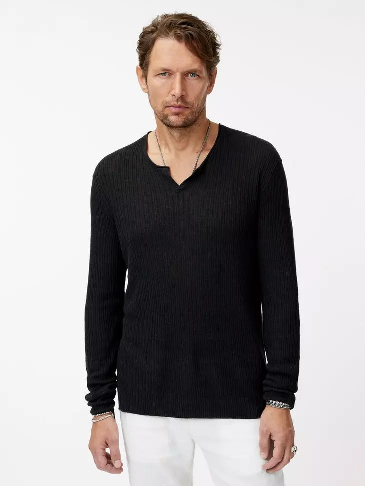 John Varvatos | Henley "EGOR" - Noir