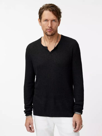 John Varvatos | Henley "EGOR" - Noir