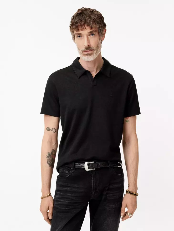 John Varvatos | Polo "HAGUE" - Noir