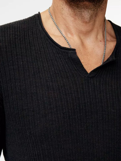 John Varvatos | Henley "EGOR" - Noir