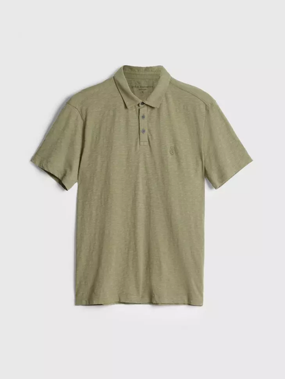 John Varvatos | Polo ''Victor'' en tissu slub - Vert