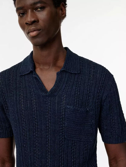 John Varvatos | Polo "ODIN" - Bleu marine