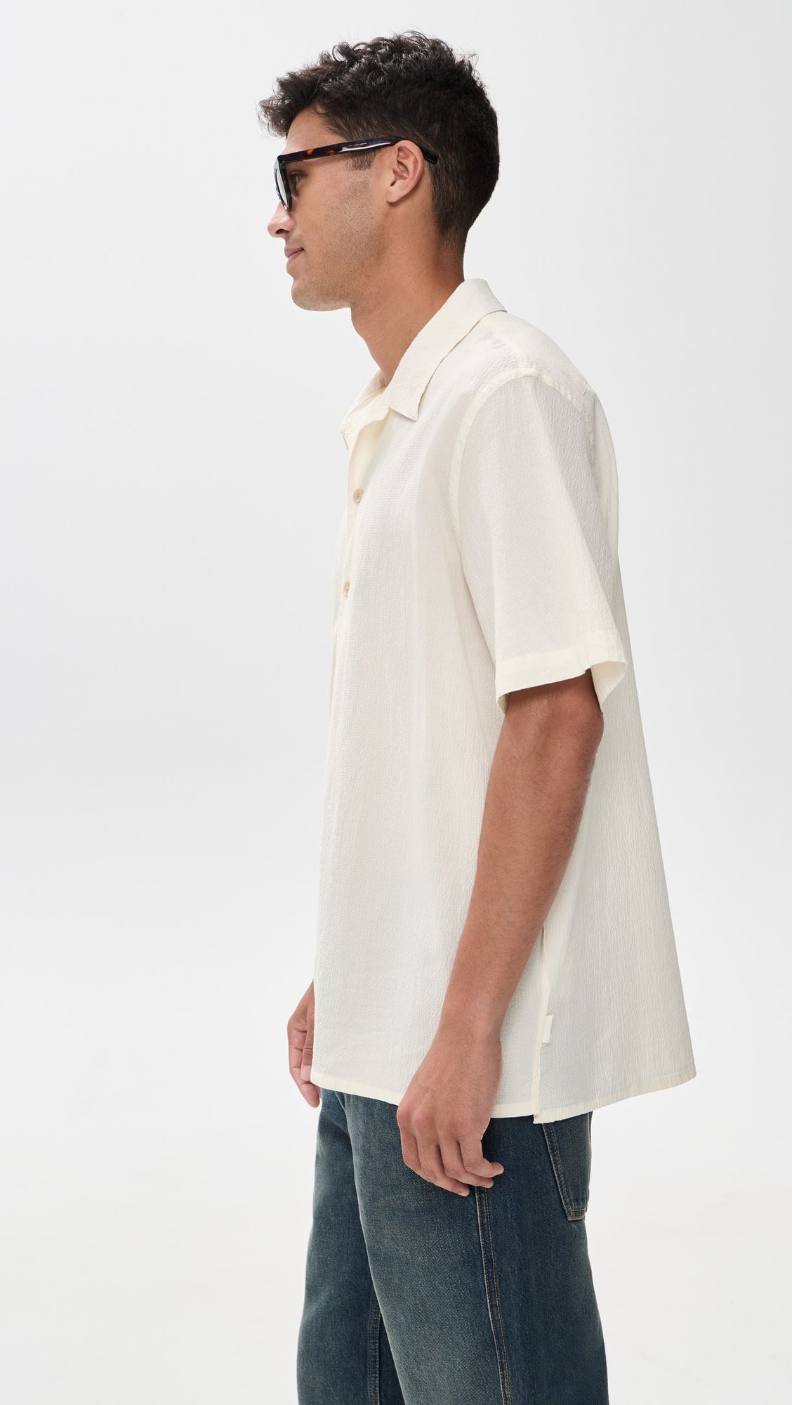 Paul smith | Chemise à manches courtes en seersucker PS - Blanc