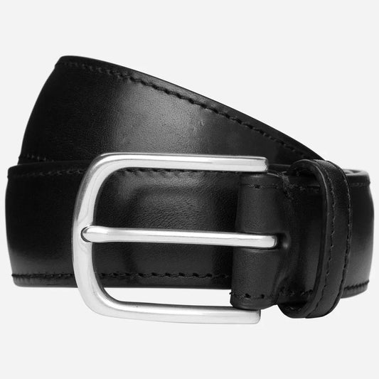 Paolo Vitale | Ceinture classique en cuir - Noir