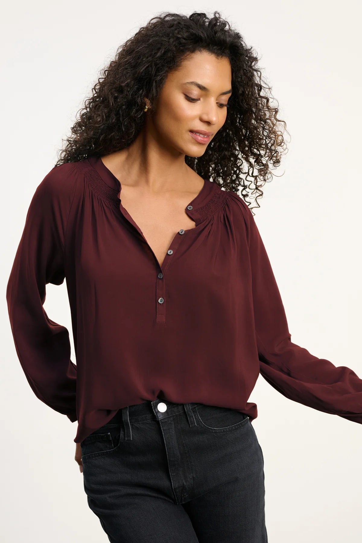 Velvet | Blouse "Aurelia" - Rouge