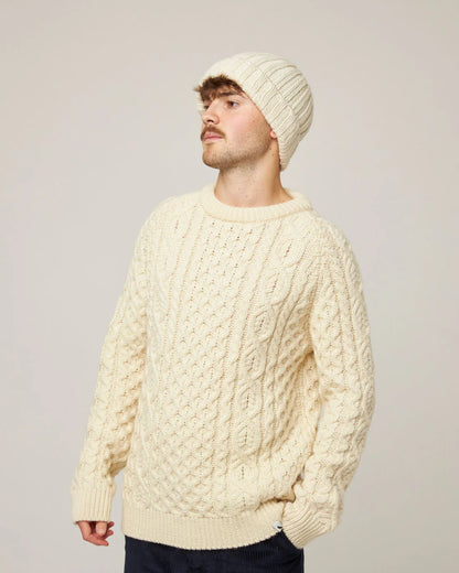 Peregrine | Bonnet en laine "Milliner" - Ecru